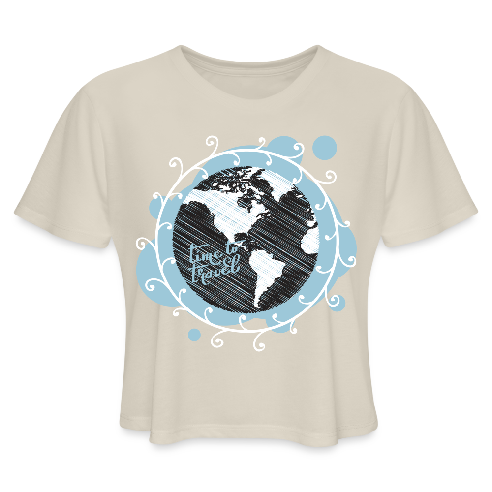 Women's Cropped T-Shirt - dust